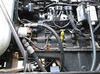 Tendido de mangueras sistema de supresión de incendios Ansul